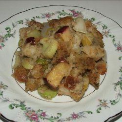 Kelly's Holiday Apple and Sausage Stuffing