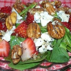 Everyone's Favorite Spinach Salad with Poppy Seed Dressing
