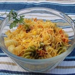 Delish Lime and Corn Pasta Salad