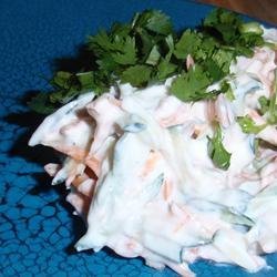 Cucumber Carrot Salad (Raita)