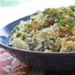 Potato and Mustard Greens Salad