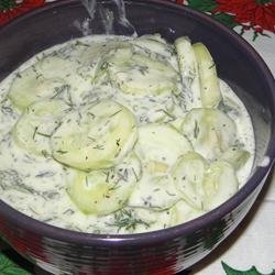 Mizeria (Polish Cucumber Salad)