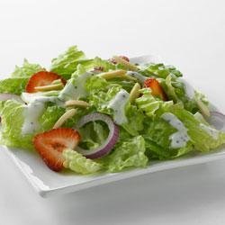 Strawberry Romaine Salad and Creamy Poppy Seed Dressing with Truvia(R) Natural Sweetener