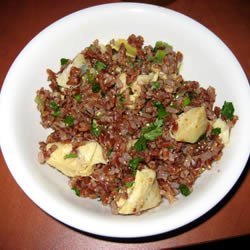 Rice Salad with Prosciutto and Artichokes