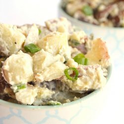 Red, White and Blue Potato Salad