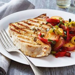 Grilled Swordfish Salad