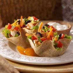 Southwest Salad Taco Cups