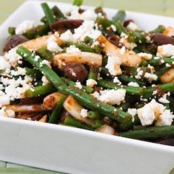 Three Bean Salad with Feta Cheese