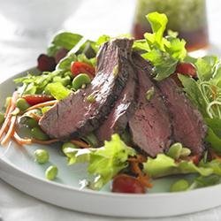 Beef Salad with Ginger Soy Dressing
