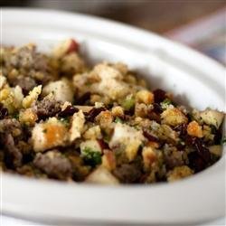 Awesome Sausage, Apple and Cranberry Stuffing