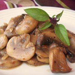 Mushrooms with a Soy Sauce Glaze