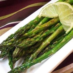 Garlic Asparagus with Lime