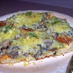 Mixed Wild Mushroom Saute on Toast Points (Rachael Ray)