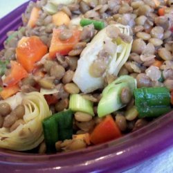 Easy Warm Lentil Salad