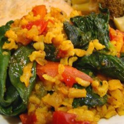 Spinach Pilaf