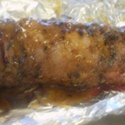 Rubbed, Glazed & Grilled Pork Tenderloin