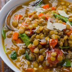 Spinach and Lentil Soup