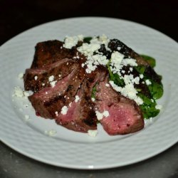 Flank Steak Spinach Salad