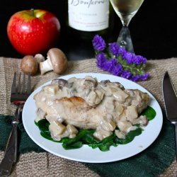 Chicken and Apples in Cream