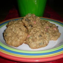 White Chocolate and Cranberry Oatmeal Cookies