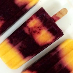 Blueberry-Peach Ice Pops