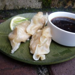 Steamed Lemony Shrimp Dumplings