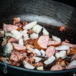 Kielbasa Pasta Carbonara