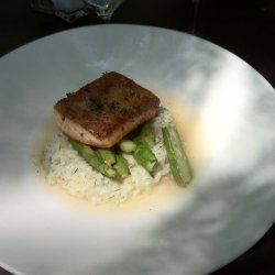 Salmon Risotto With Dill & Lemon
