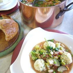 Harvest Minestrone with Potato Dill Dumplings