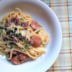 Pasta With Sausage Cream Sauce