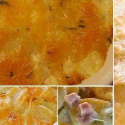 Crock Pot Scalloped Potatoes With  'am