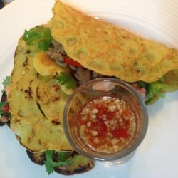 Sizzling Saigon Crepes—banh Xeo