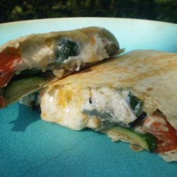 Almost Like Pollo Pronto's Roasted Veggie Wrap