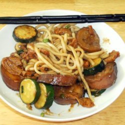 Chinese-Style Mock Duck With Noodles
