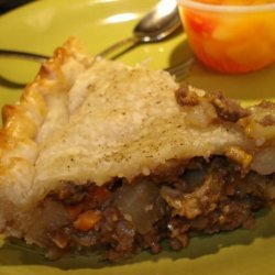 Beef, Cheddar and Potato Pie