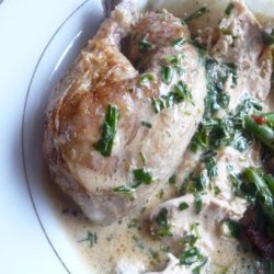 Chicken With Tarragon Cream Sauce