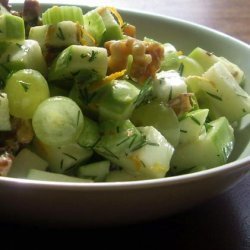 Apple Walnut Dill Salad