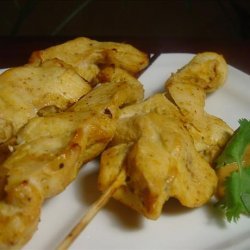 Chicken Sate With Peanut Sauce