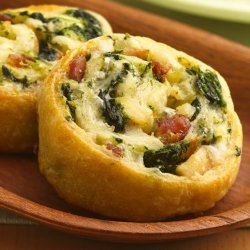 Cheesy Chicken 'n Spinach Pinwheels