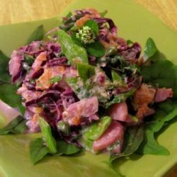 Fresh Leprechaun Footprint Salad With Eye of Newt Dressing