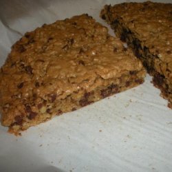 Oatmeal Chocolate Chip Pizza Cookie