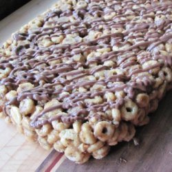 Almond Butter Honey Nut O's Bars