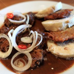 Czech Goulash With Bread Dumplings