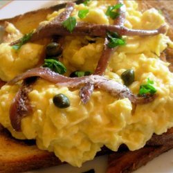 Victorian Scotch Woodcock - Savoury Scrambled Eggs