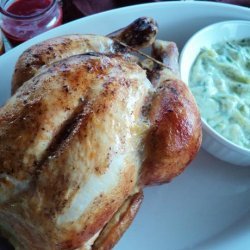 Martha's Cinnamon Broiled Chicken With Raita