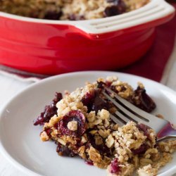 Chocolate Cherry Crisp