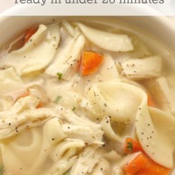 Homemade Chicken Noodle Soup