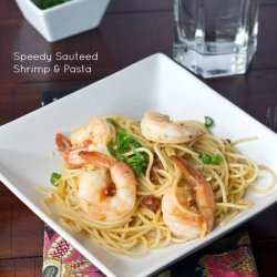 Sauteed Shrimp and Pasta
