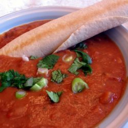 Creamy Bean Soup With Taquito Dippers