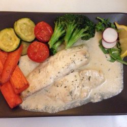 Tilapia With Creamy Lemon Sauce